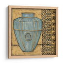 Cerámica Cerúleo Cuadrada Ii - Chariklia Zarris | Cuadro decorativo de Canvas Lab