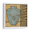 Cerámica Cerúleo Cuadrada Ii - Chariklia Zarris | Cuadro decorativo de Canvas Lab