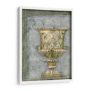 Urna Pequeña Y Damasco I - Jennifer Goldberger | Cuadro decorativo de Canvas Lab