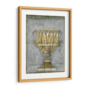 Pequeña Urna Y Damasco Iv - Jennifer Goldberger | Cuadro decorativo de Canvas Lab