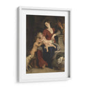 La Sagrada Familia con la cesta de Coser - Peter Paul Rubens | Cuadro decorativo de Canvas Lab