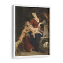 La Sagrada Familia con la cesta de Coser - Peter Paul Rubens | Cuadro decorativo de Canvas Lab