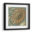 Girasol Woodblock Ii | Cuadro decorativo de Canvas Lab