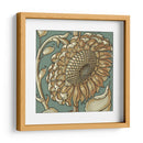 Girasol Woodblock Ii | Cuadro decorativo de Canvas Lab