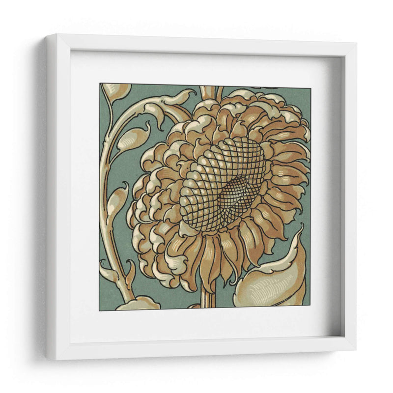 Girasol Woodblock Ii | Cuadro decorativo de Canvas Lab