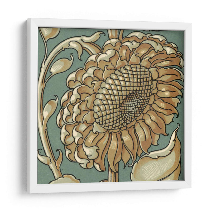 Girasol Woodblock Ii | Cuadro decorativo de Canvas Lab