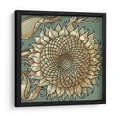 Girasol Woodblock Iv | Cuadro decorativo de Canvas Lab