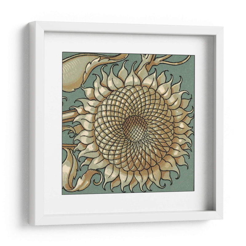 Girasol Woodblock Iv | Cuadro decorativo de Canvas Lab