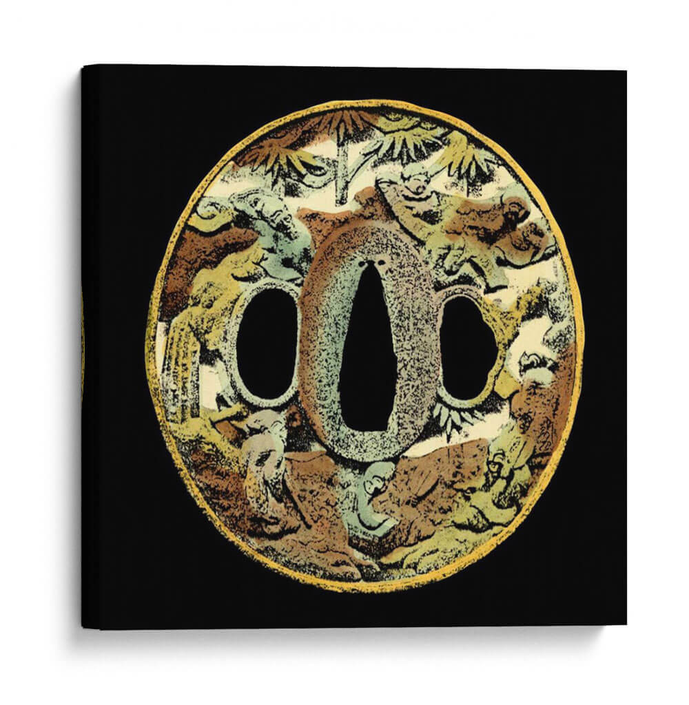Medallón Asiático I - Vision Studio | Cuadro decorativo de Canvas Lab