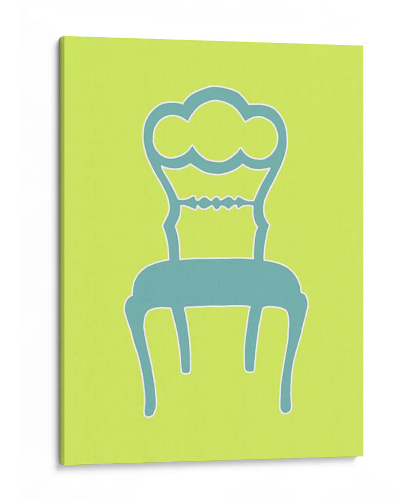 Pequeña Silla Gráfica Iv - Chariklia Zarris | Cuadro decorativo de Canvas Lab