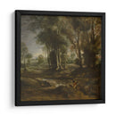 Paisaje nocturno con vagón de madera - Peter Paul Rubens | Cuadro decorativo de Canvas Lab