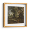 Paisaje nocturno con vagón de madera - Peter Paul Rubens | Cuadro decorativo de Canvas Lab