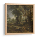 Paisaje nocturno con vagón de madera - Peter Paul Rubens | Cuadro decorativo de Canvas Lab