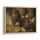 Cuatro estudios de una cabeza de un moro - Peter Paul Rubens | Cuadro decorativo de Canvas Lab
