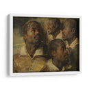 Cuatro estudios de una cabeza de un moro - Peter Paul Rubens | Cuadro decorativo de Canvas Lab