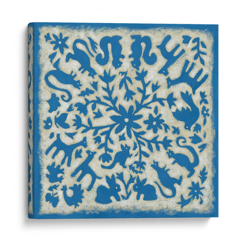 Historia Popular En Azul - Chariklia Zarris | Cuadro decorativo de Canvas Lab