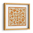 Historia Popular En Naranja - Chariklia Zarris | Cuadro decorativo de Canvas Lab