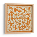 Historia Popular En Naranja - Chariklia Zarris | Cuadro decorativo de Canvas Lab