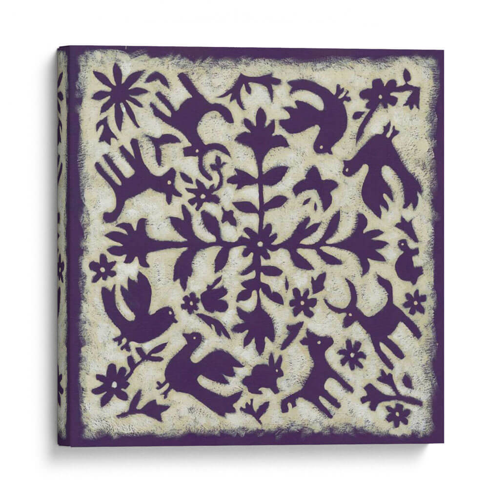 Historia Popular En Púrpura - Chariklia Zarris | Cuadro decorativo de Canvas Lab