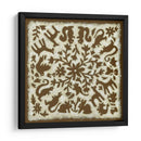 Historia Popular En Marrón - Chariklia Zarris | Cuadro decorativo de Canvas Lab