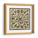 Historia Popular En Marrón - Chariklia Zarris | Cuadro decorativo de Canvas Lab