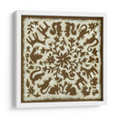 Historia Popular En Marrón - Chariklia Zarris | Cuadro decorativo de Canvas Lab