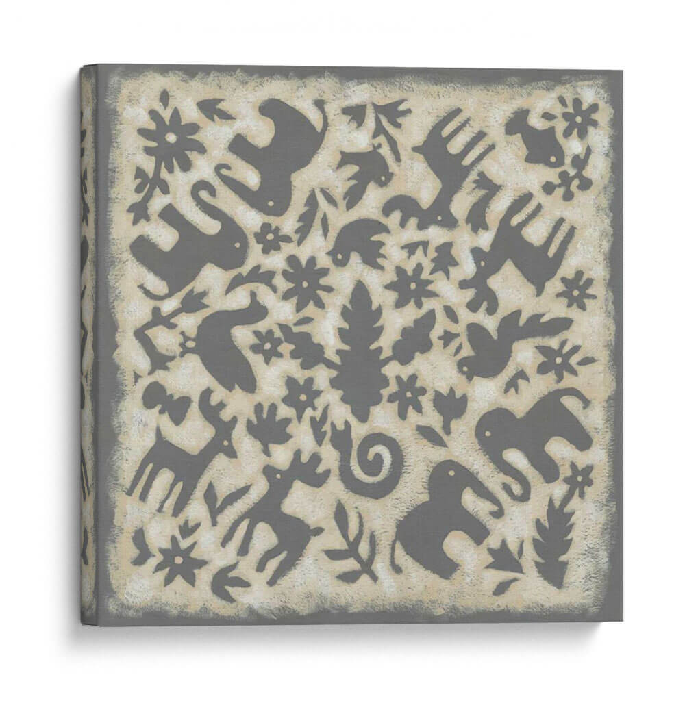 Historia Popular En Gris - Chariklia Zarris | Cuadro decorativo de Canvas Lab