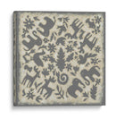 Historia Popular En Gris - Chariklia Zarris | Cuadro decorativo de Canvas Lab