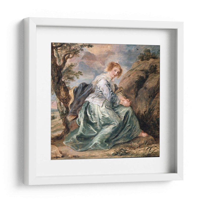 Ágar en el desierto - Peter Paul Rubens | Cuadro decorativo de Canvas Lab