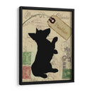 Silueta De Corgi - Nancy S. Pallan | Cuadro decorativo de Canvas Lab