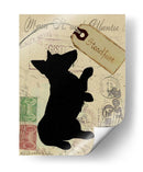 Silueta De Corgi - Nancy S. Pallan | Cuadro decorativo de Canvas Lab