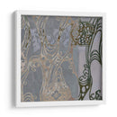 Pequeños Medallones Y Damasco I - Jennifer Goldberger | Cuadro decorativo de Canvas Lab