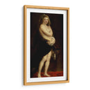Helena Fourment en una bata de piel - Peter Paul Rubens | Cuadro decorativo de Canvas Lab
