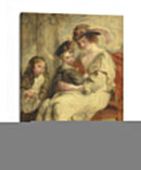Helena Fourment con dos de sus hijos - Peter Paul Rubens | Cuadro decorativo de Canvas Lab