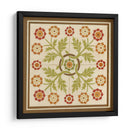 Azulejo Floral Folk I - June Erica Vess | Cuadro decorativo de Canvas Lab