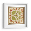 Azulejo Floral Folk I - June Erica Vess | Cuadro decorativo de Canvas Lab