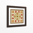 Tile Folk Floral Ii - June Erica Vess | Cuadro decorativo de Canvas Lab