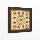 Tile Folk Floral Ii - June Erica Vess | Cuadro decorativo de Canvas Lab