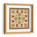 Tile Folk Floral Ii - June Erica Vess | Cuadro decorativo de Canvas Lab