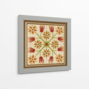 Tile Folk Floral Ii - June Erica Vess | Cuadro decorativo de Canvas Lab