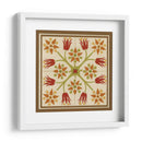 Tile Folk Floral Ii - June Erica Vess | Cuadro decorativo de Canvas Lab