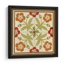 Tile Folk Floral Iii - June Erica Vess | Cuadro decorativo de Canvas Lab