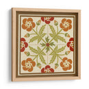 Tile Folk Floral Iii - June Erica Vess | Cuadro decorativo de Canvas Lab
