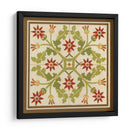 Tile Folk Floral Iv - June Erica Vess | Cuadro decorativo de Canvas Lab