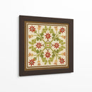 Tile Folk Floral Iv - June Erica Vess | Cuadro decorativo de Canvas Lab