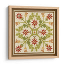 Tile Folk Floral Iv - June Erica Vess | Cuadro decorativo de Canvas Lab