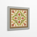 Tile Folk Floral Iv - June Erica Vess | Cuadro decorativo de Canvas Lab