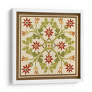 Tile Folk Floral Iv - June Erica Vess | Cuadro decorativo de Canvas Lab