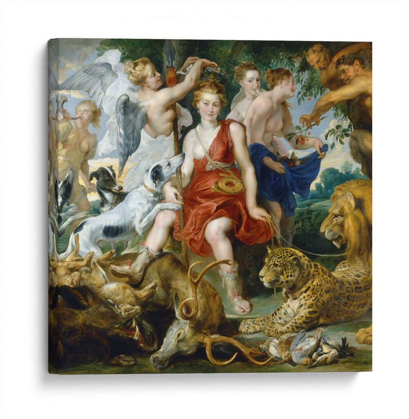 La coronación de Diana - Peter Paul Rubens | Cuadro decorativo de Canvas Lab