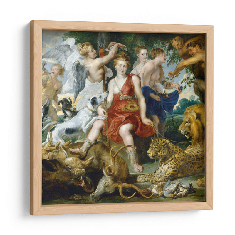 La coronación de Diana - Peter Paul Rubens | Cuadro decorativo de Canvas Lab